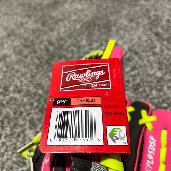 Rawlings 9.5" Youth Tee Ball Glove WPL95DSP Players Series Right Hand Throw NEW - Picture 3 of 7